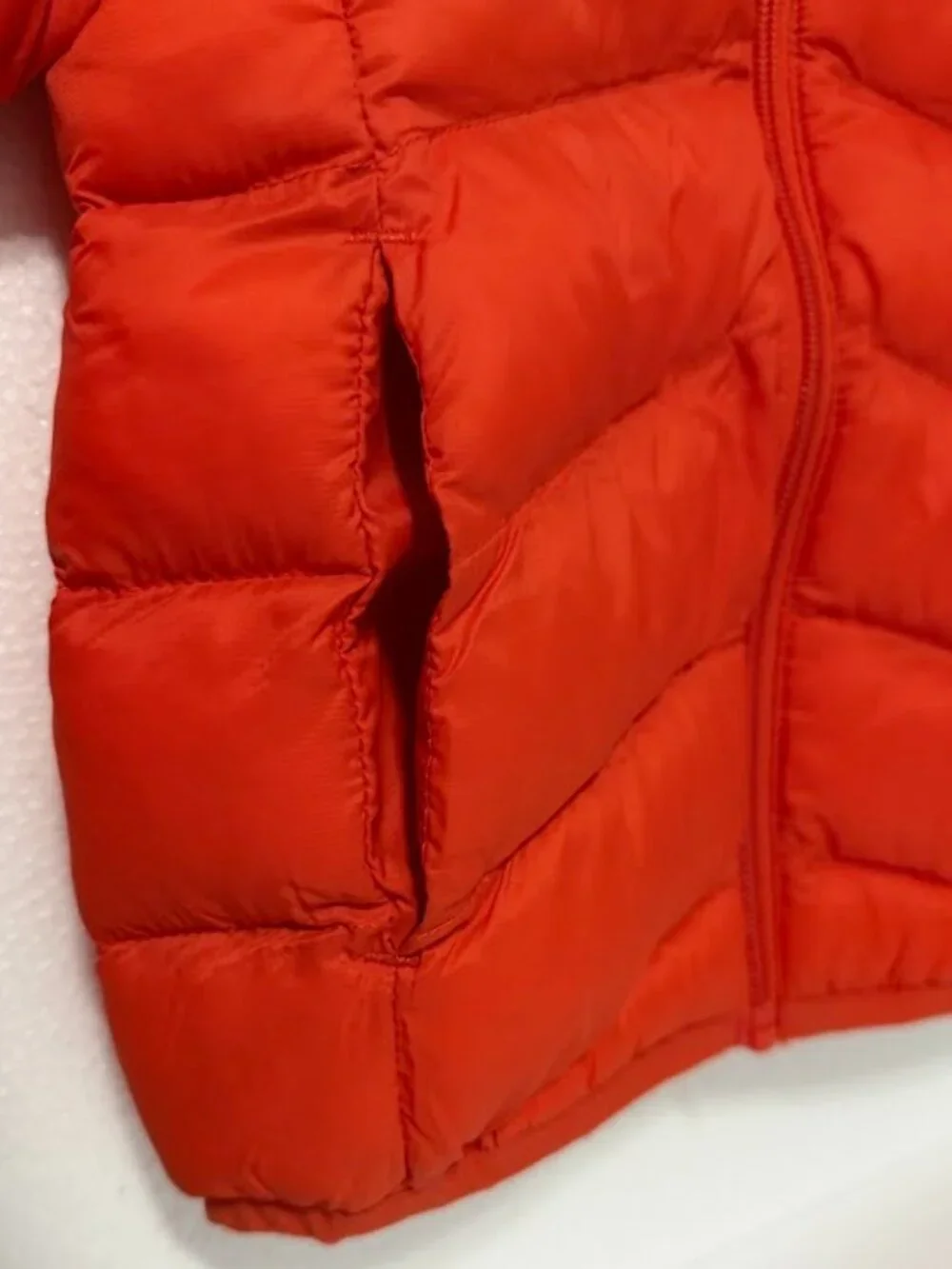 Wonder Nation Orange Puffer Jacket Toddler Size 2T Lightweight Winter Coat
